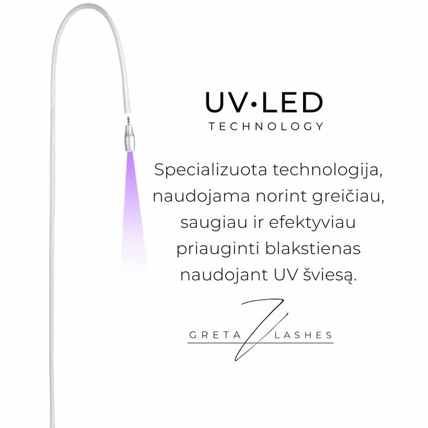 ,,UV-LED" lempa baltas korpusas (10 w.)