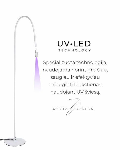 ,,UV-LED" lempa baltas korpusas (10 w.)