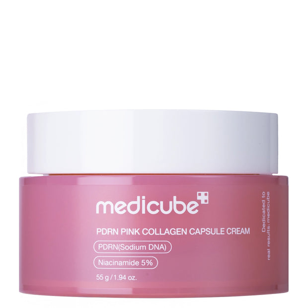 Medicube PDRN Pink Collagen Capsule Cream Rožinis kapsulinis veido kremas su PDRN ir kolagenu