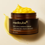 Medicube Deep Vita C Capsule Cream skaistinantis veido kremas su vitaminu C