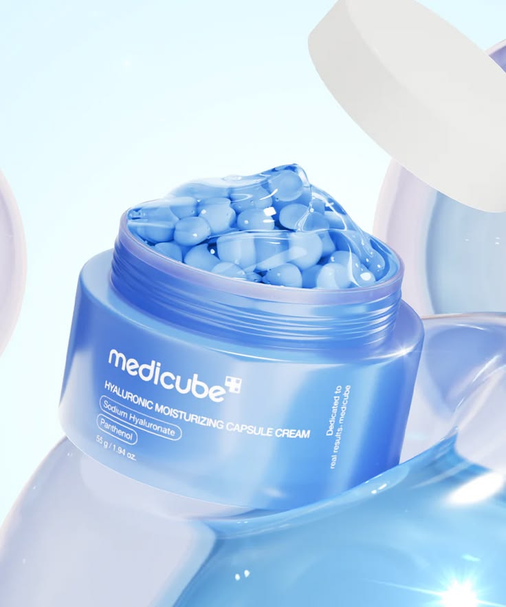 Medicube Hyaluronic Moisturizing Capsule Cream - drėkinamasis veido kremas