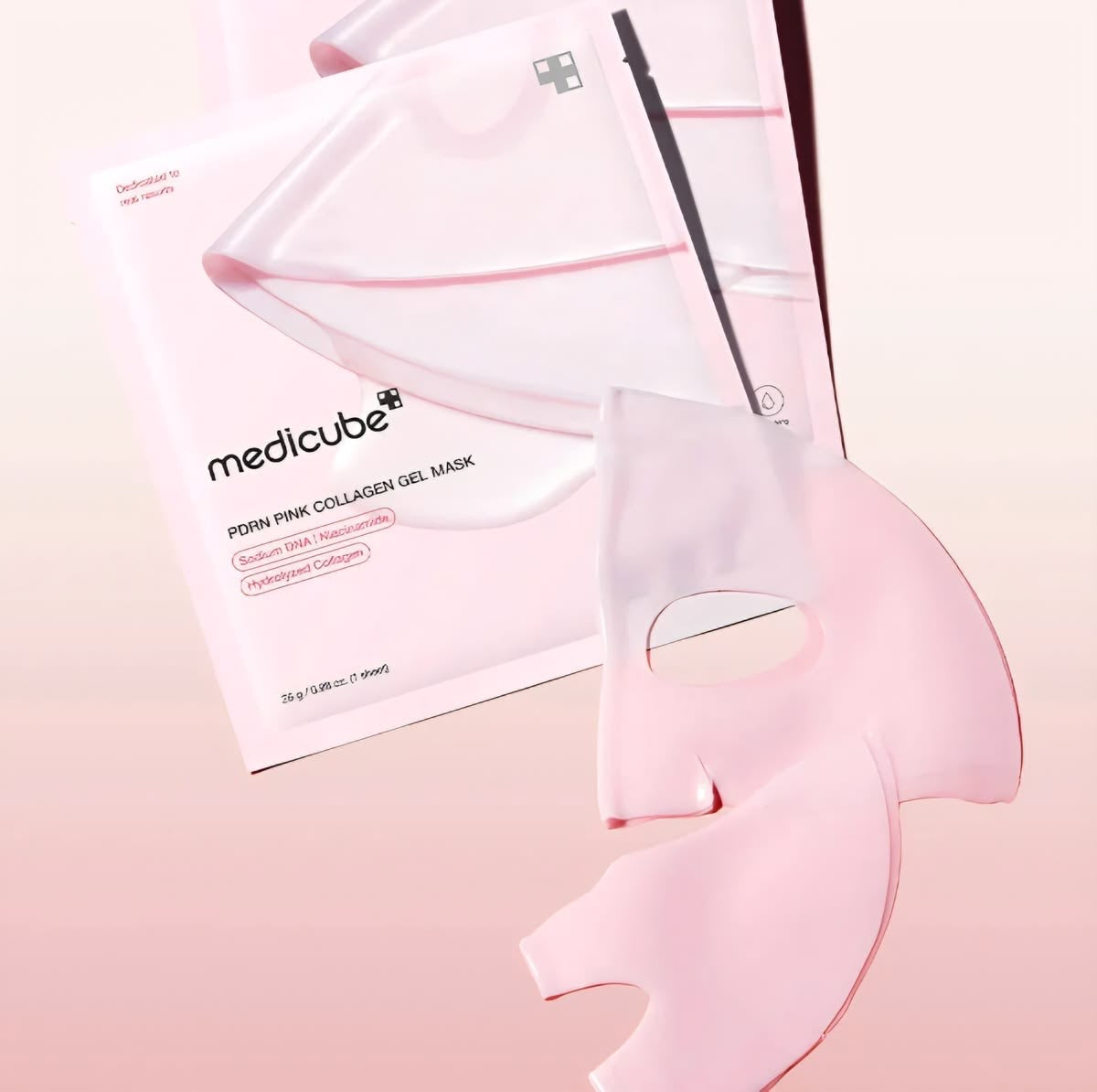 Medicube - PDRN Pink Collagen Jelly Gel Mask – Hidrogelio Stangrinamoji Veido Kaukė