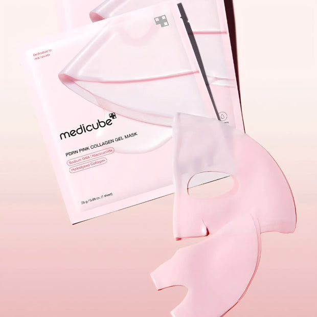 Medicube - PDRN Pink Collagen Jelly Gel Mask – Hidrogelio Stangrinamoji Veido Kaukė