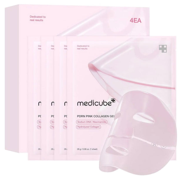Medicube - PDRN Pink Collagen Jelly Gel Mask – Hidrogelio Stangrinamoji Veido Kaukė