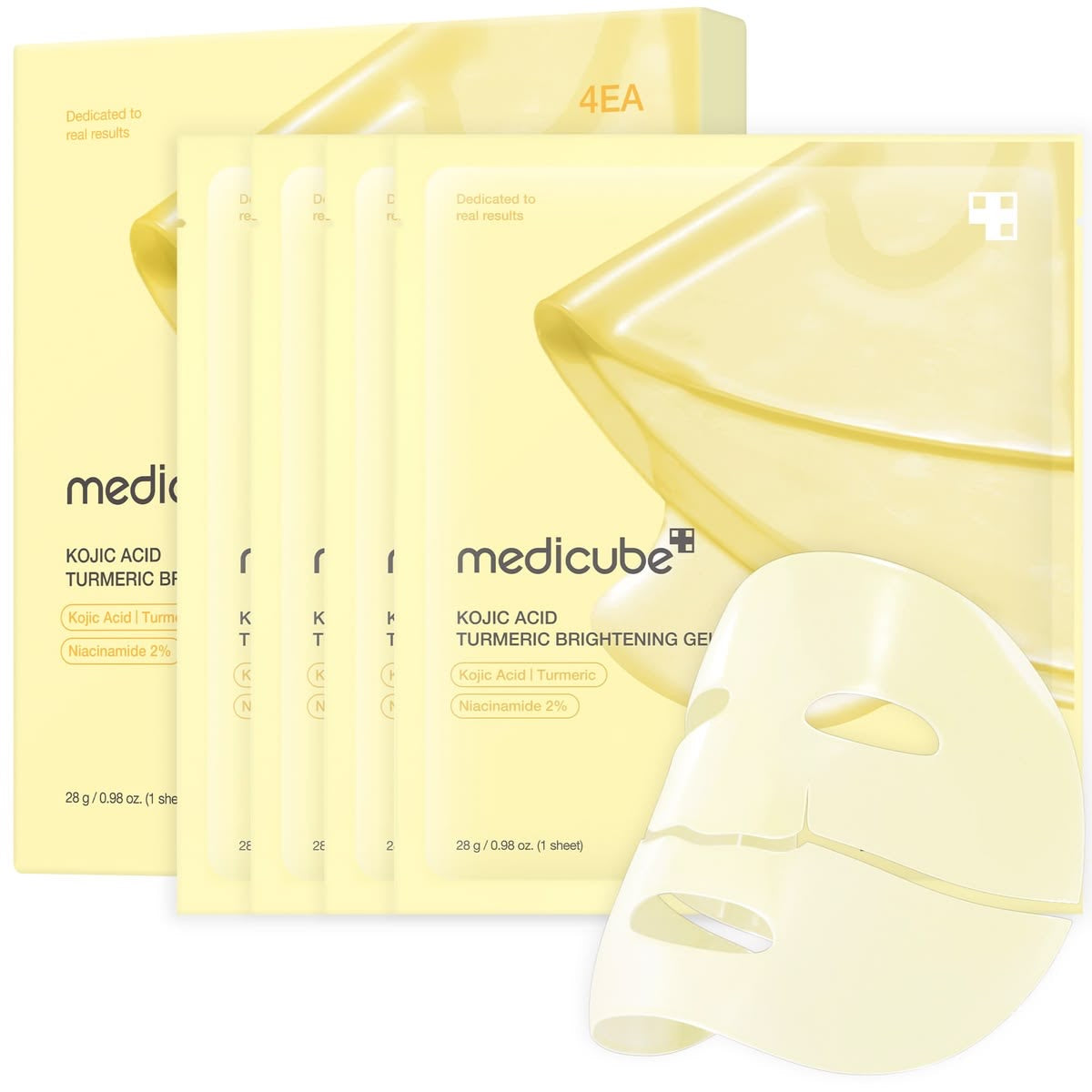 Medicube - Medicube Kojic Acid Turmeric Brightening Gel Mask - Skaistinamoji Kaukė su Koidžio Rūgštimi