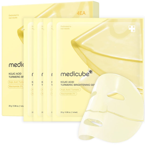 Medicube - Medicube Kojic Acid Turmeric Brightening Gel Mask - Skaistinamoji Kaukė su Koidžio Rūgštimi