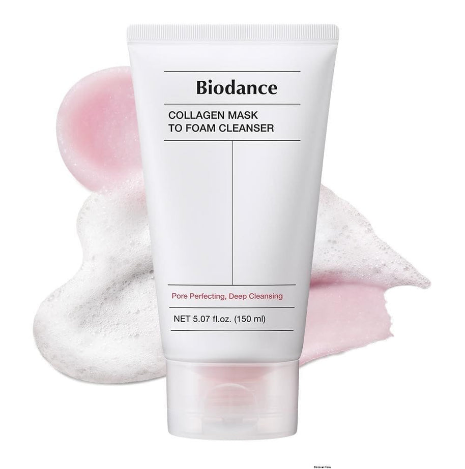 Biodance Collagen Mask To Foam Cleanser Kaukė ir valomosiomis putos 2 IN 1