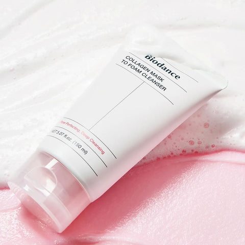 Biodance Collagen Mask To Foam Cleanser Kaukė ir valomosiomis putos 2 IN 1