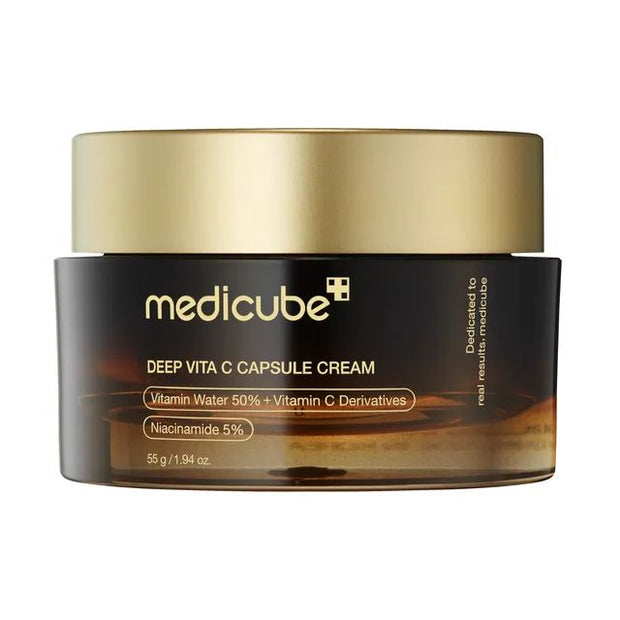 Medicube Deep Vita C Capsule Cream skaistinantis veido kremas su vitaminu C