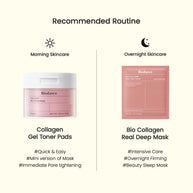 Biodance Collagen Gel Toner Pads – stangrinamieji kolageno tonizuojantys veido diskeliai, 60 vnt.