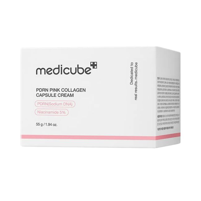 Medicube PDRN Pink Collagen Capsule Cream Rožinis kapsulinis veido kremas su PDRN ir kolagenu
